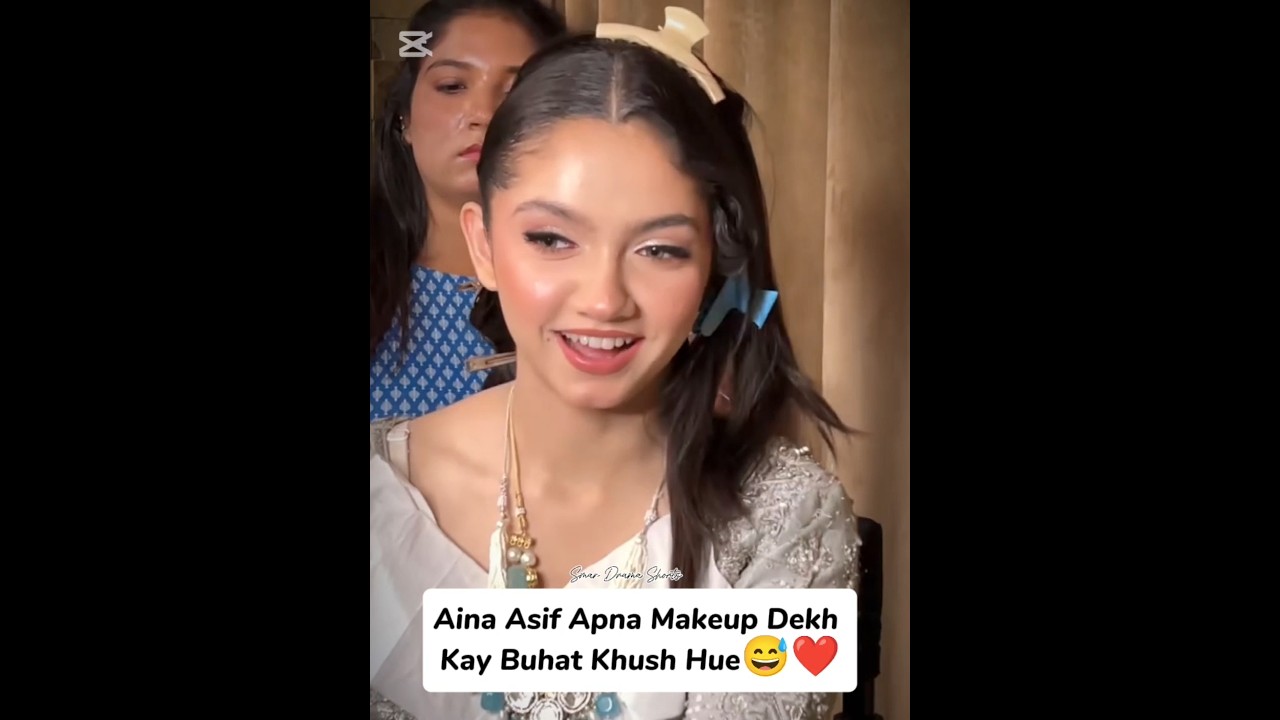 Aina Ka Pehla Make-up Moment 😅❤️ | Parwarish Drama