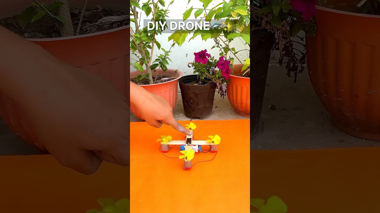 DIY Drone with DC Motor | Easy Science Project π