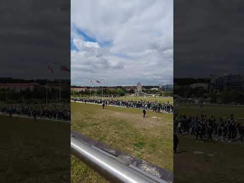 Žalgiris vs Rytas Fans parade before game 2025-05-18