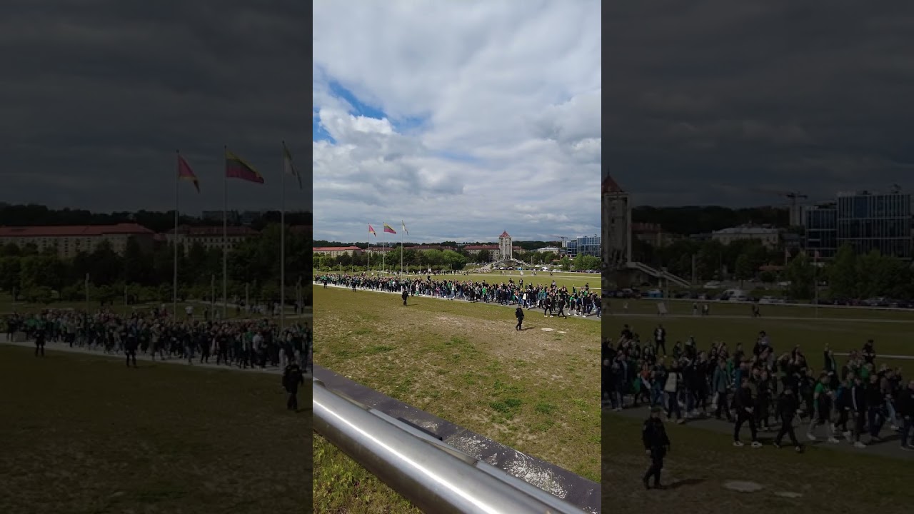 Epic Fan Parade Ahead of Žalgiris vs Rytas Showdown 🏀 (2025-05-18)
