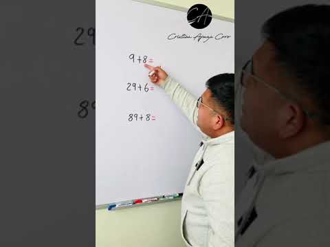 Truco para sumar rápido cuando hay un 9 ☝🏽😎🎓