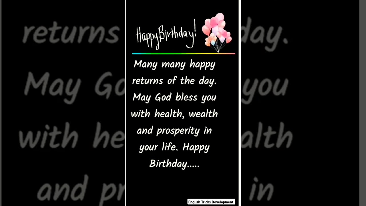 Birthday Wishes for Everyone 🎉