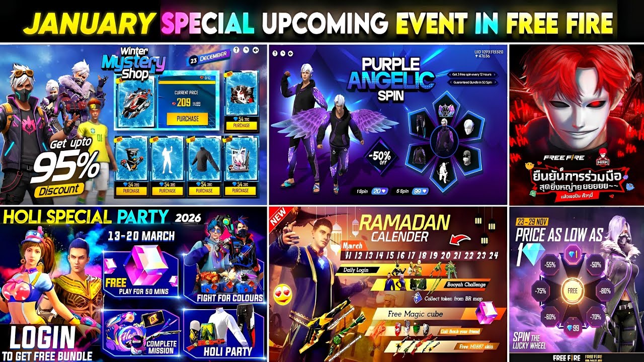 Free Fire Next Mystery Shop Event 🎮