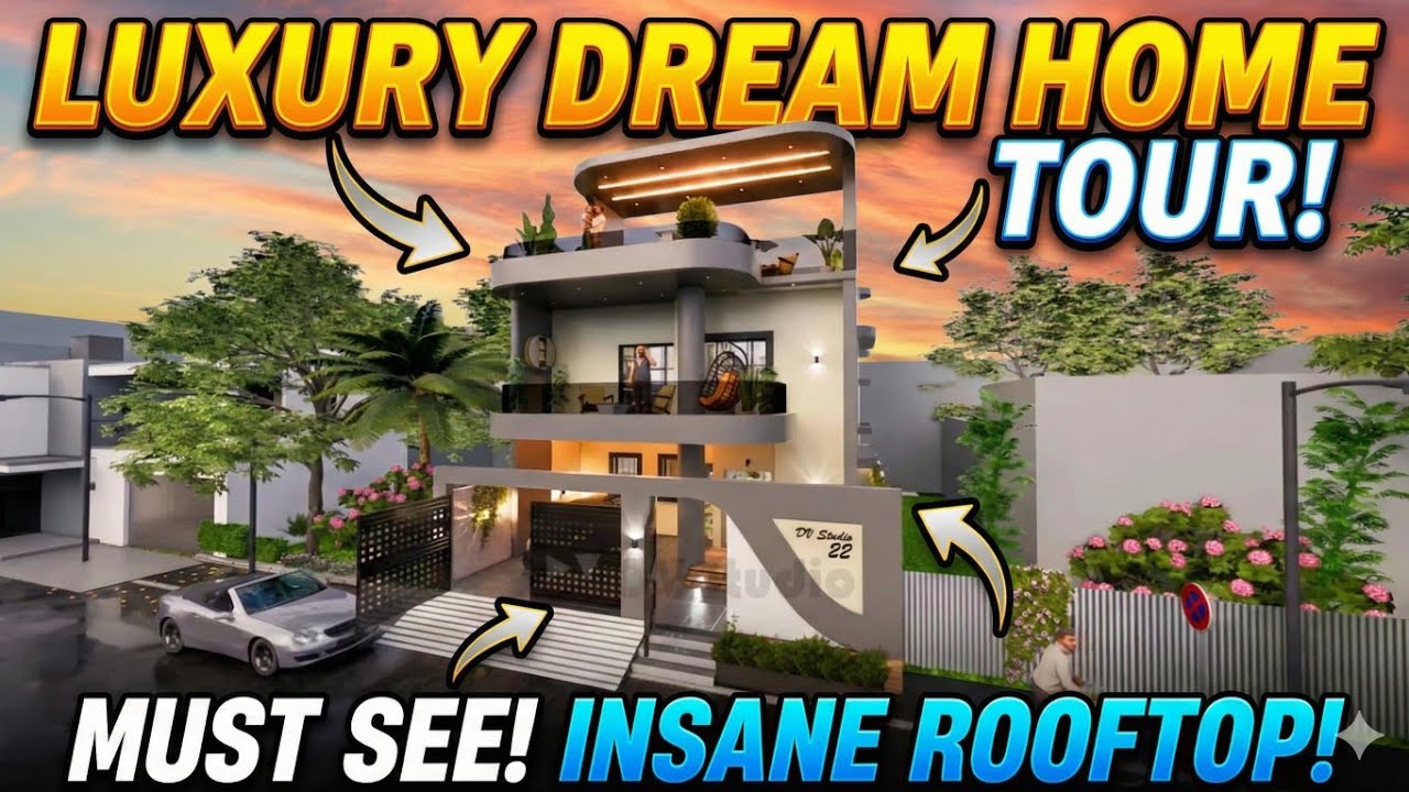 30x60 House plans 3D | 4bhk | 9x18 Meters || DV Studio