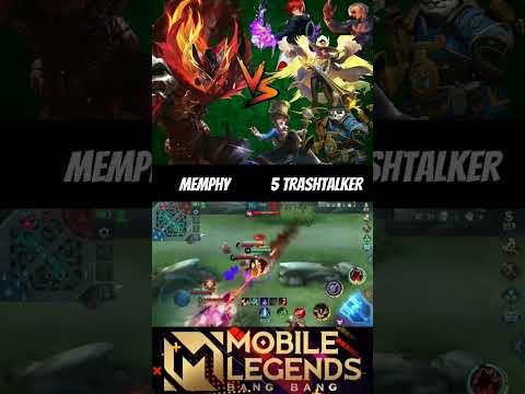 Memphy vs 5 Trashtalker🔥 (1v5) Victory or Defeat🔥 #memphy #aldous #mlbb #shorts