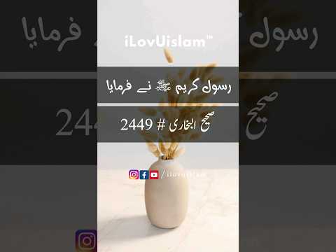 Sahih Bukhari # 2449 #islam #hadees #hadith #muslim