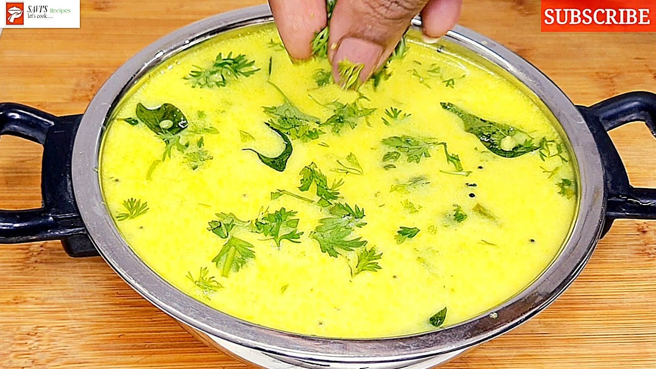2-Minute Chaas Ki Kadhi Recipe ЁЯег