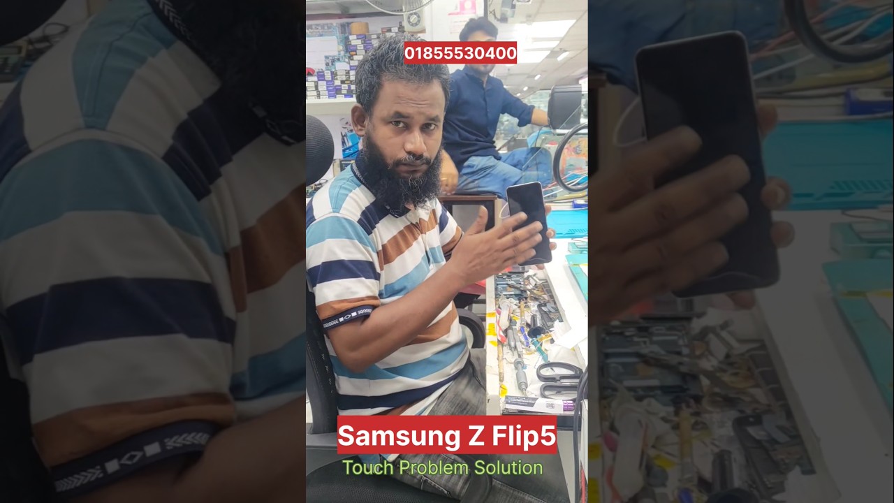 Fix Samsung Galaxy Z Flip5 Touch Screen Issues Easily 🔧