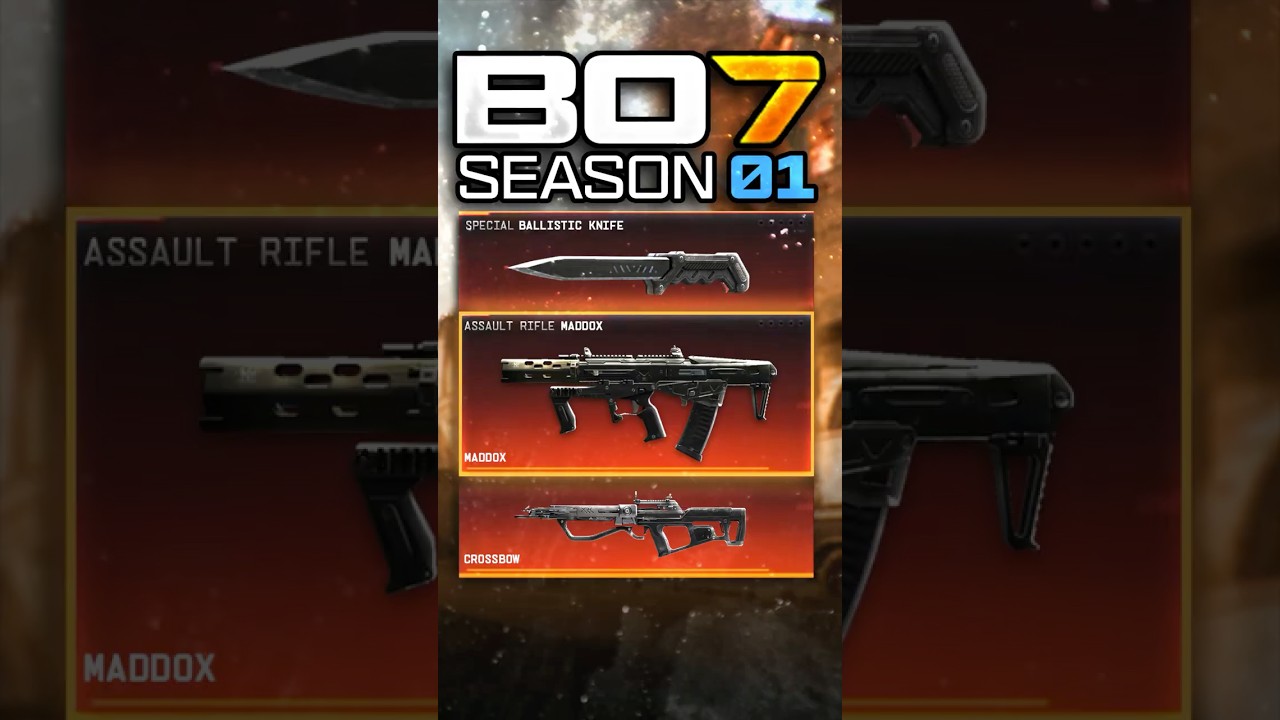 Black Ops 7 S1 DLC Weapons: Maddox, Crossbow & More 🔫