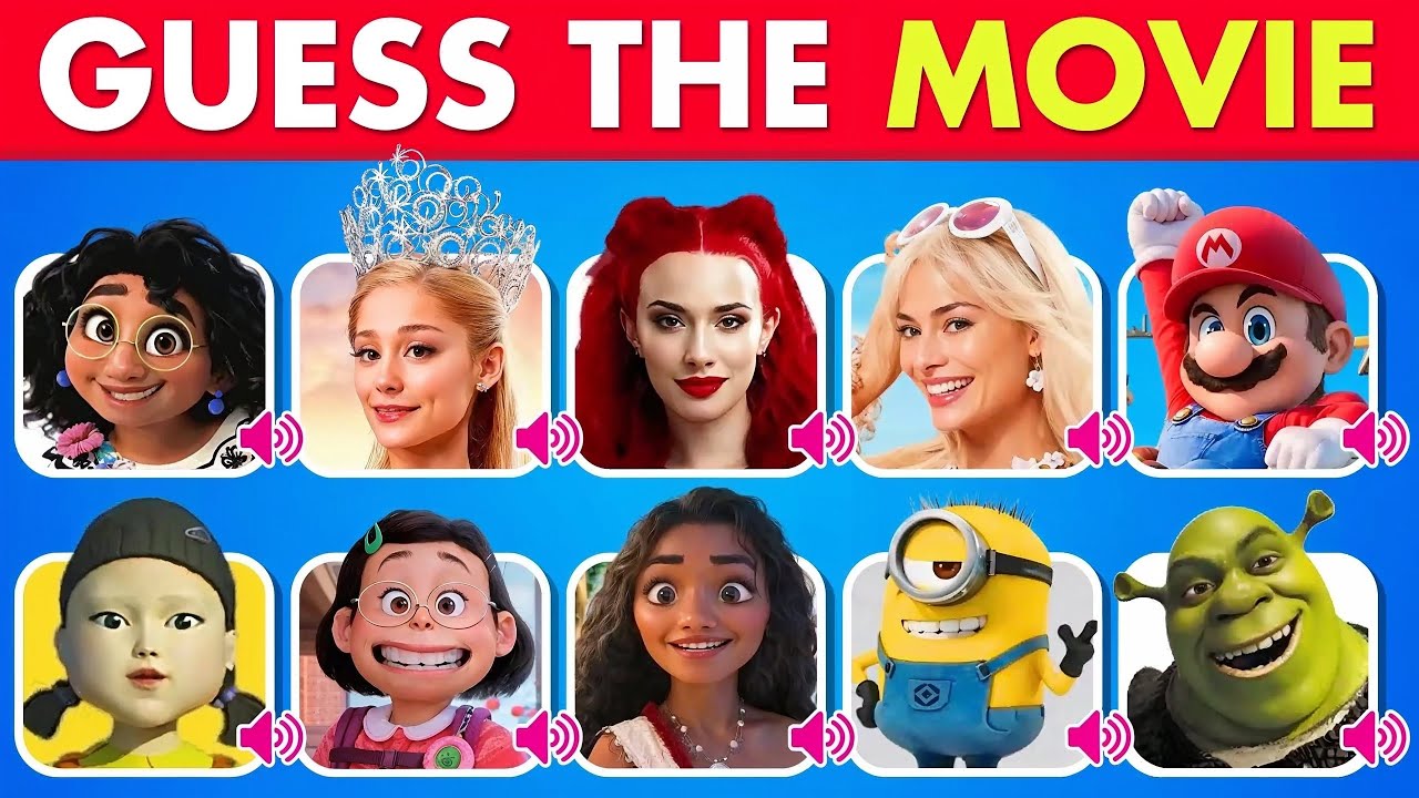 Guess the Movie by the Song | Descendants, Wicked, Moana 2, Encanto, Squid Game & more | Movie Quiz