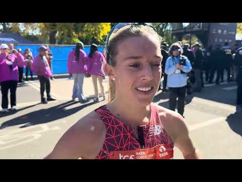 Emily Sisson pleased to take step forward after finishing 8th in 2025 NYC Marathon