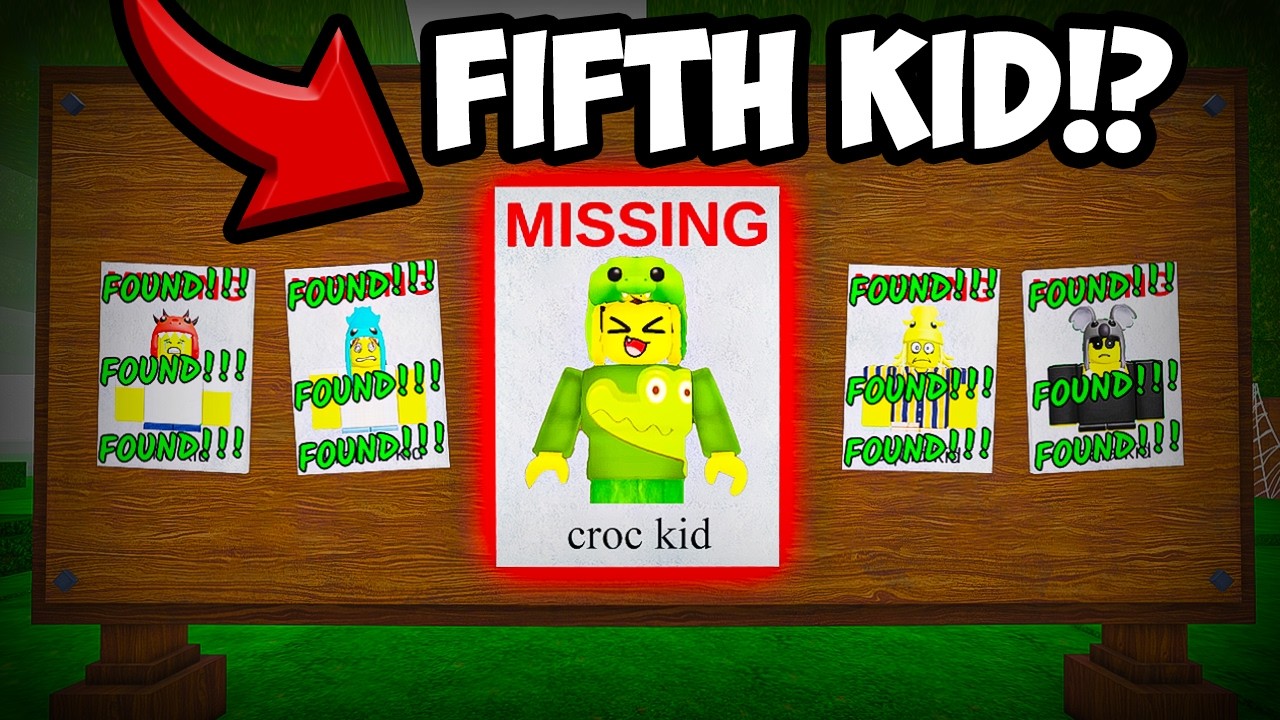 Surprising Discovery: I Found the Fifth Kid in 99 Nights in the Forest! 🌲 (Roblox)