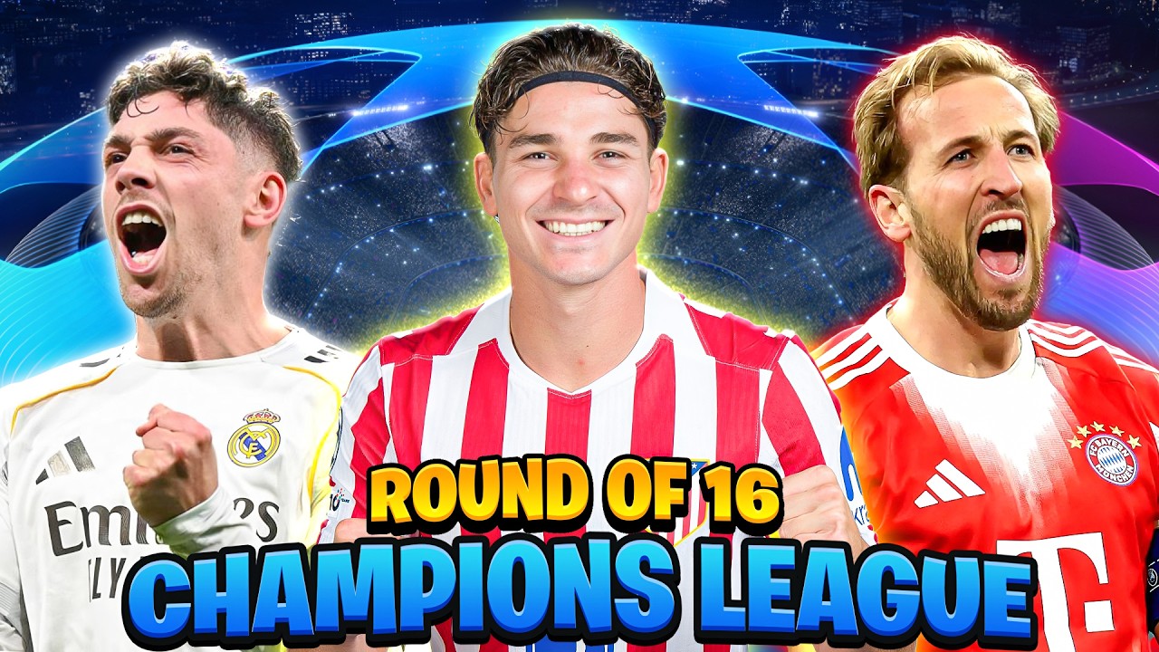 Champions League Round of 16 Highlights 😂