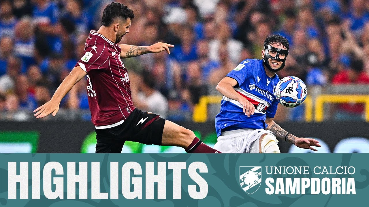 Sampdoria Dominates Salernitana 2-0 in Serie BKT Playout 🔥