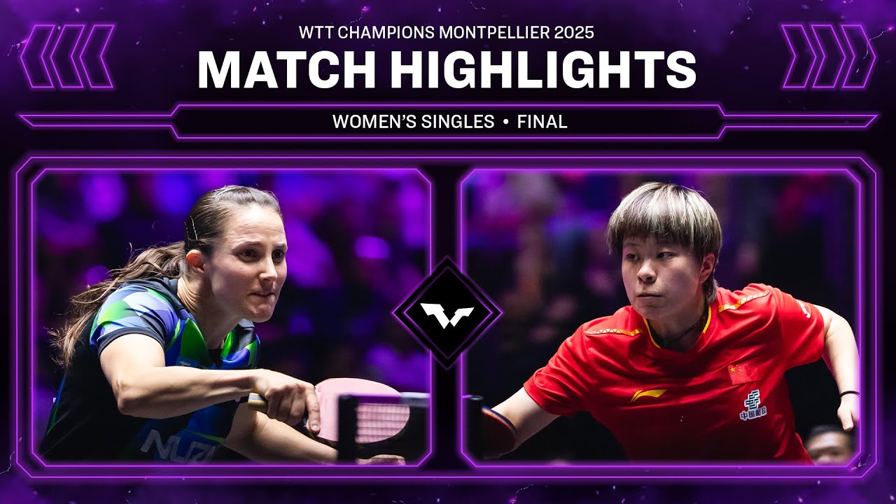 Sabine Winter vs Wang Yidi | Exciting WS Final at #WTTMontpellier 2025 🏓