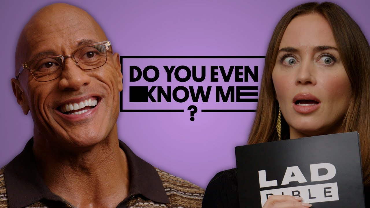 Dwayne Johnson & Emily Blunt Test Friendship 🤝