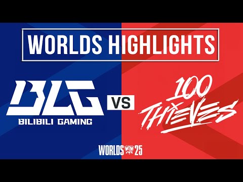BLG vs 100T Highlights | Worlds 2025 Swiss Stage | Bilibili Gaming vs 100 Thieves