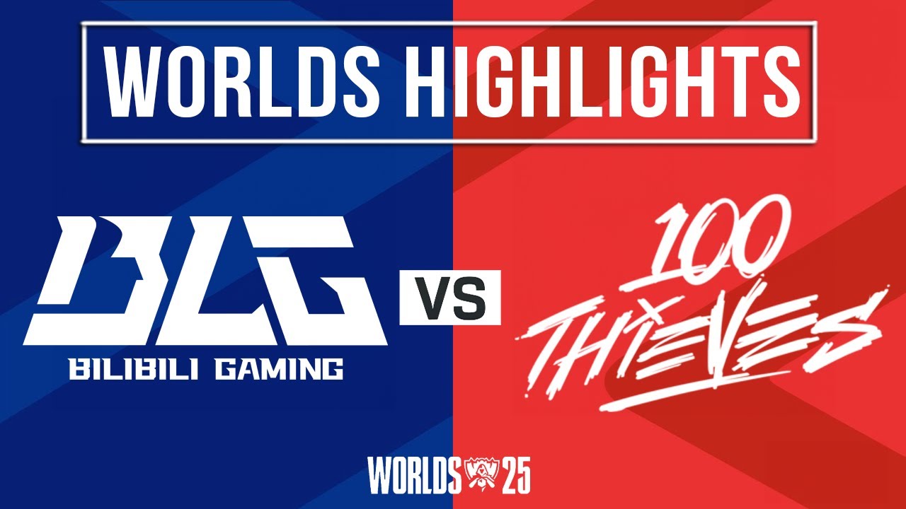 BLG vs 100T Highlights | Worlds 2025 Swiss Stage