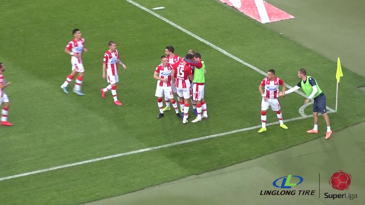 Crvena Zvezda Dominates Radnik with 4-1 Victory in Super Liga 2019/20 🏆