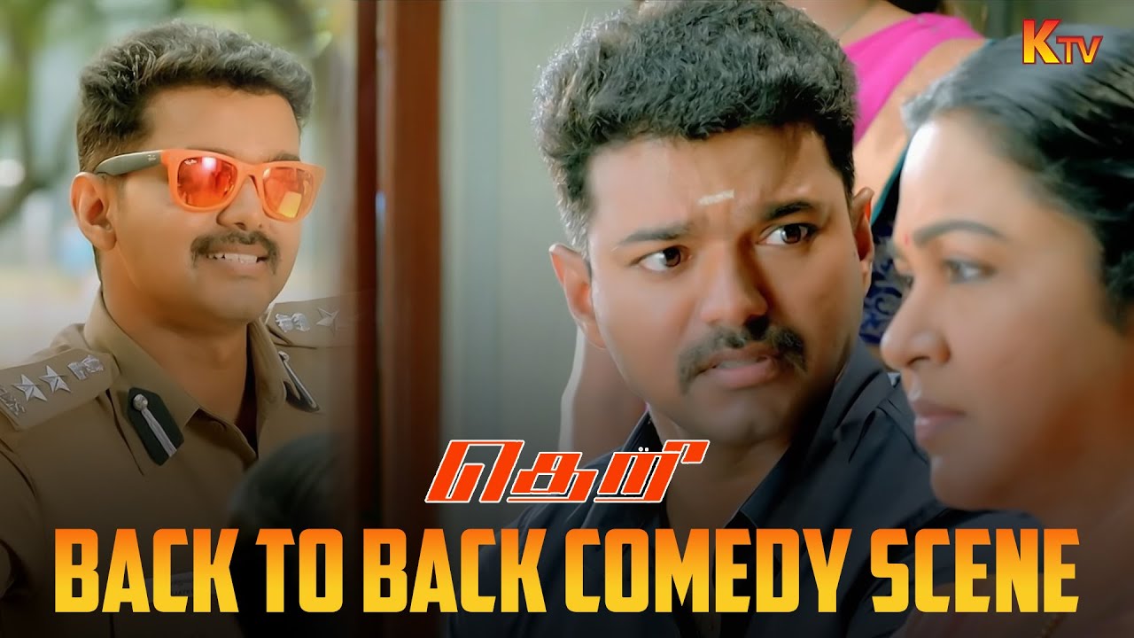 Hilarious Back-to-Back Comedy Scenes from Theri 🎬 | Vijay, Samantha & Atlee