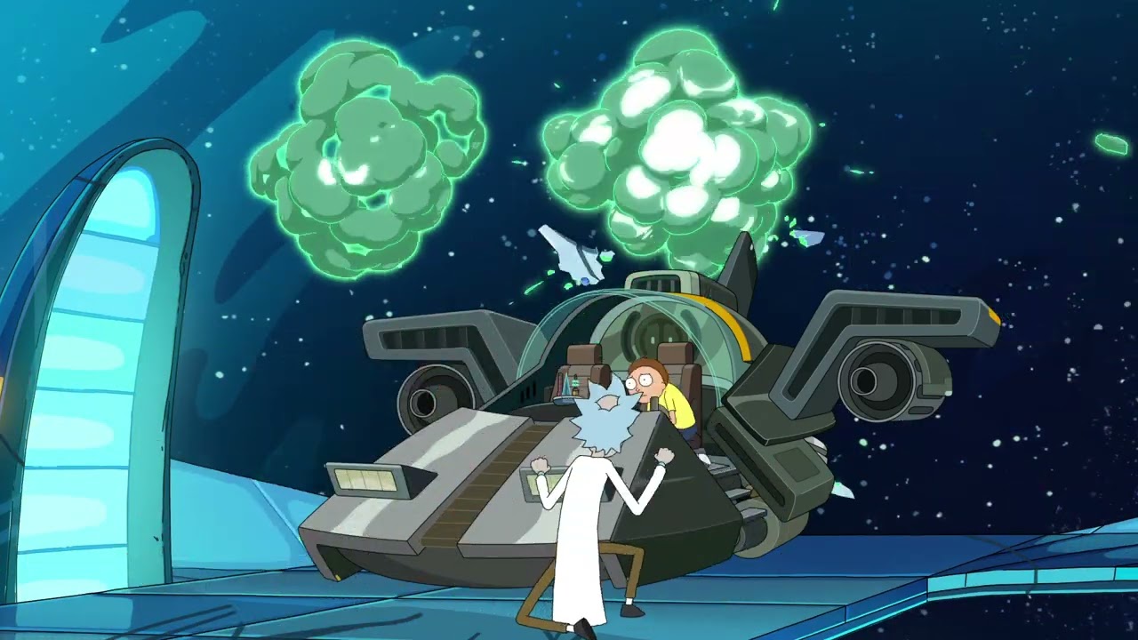 Rick vs Rick Prime (Season 6x1 Solarricks)