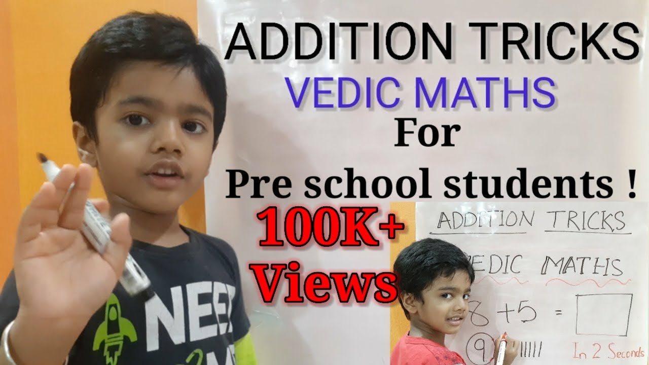 Fun & Easy Addition for Preschoolers: Traditional vs Quick Vedic Math Tricks 🧮