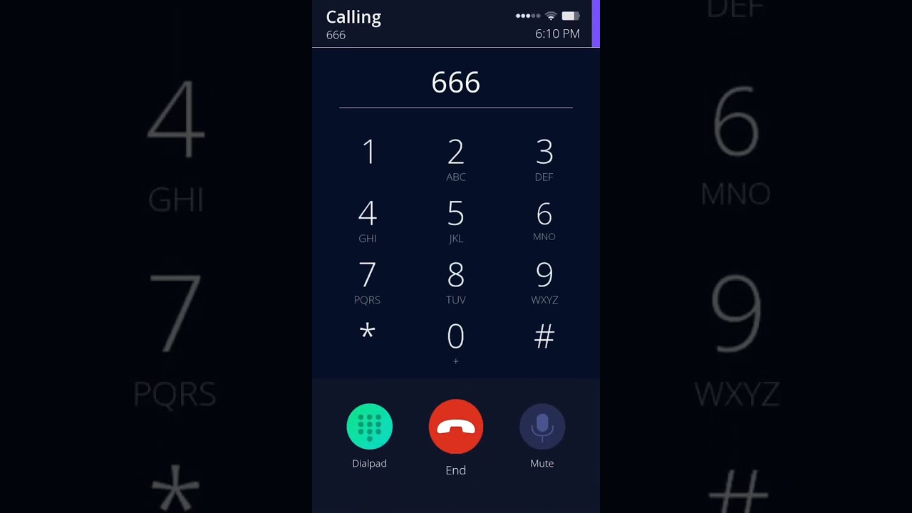 Llamando devuelta al 666 😱 #humor #terror #666