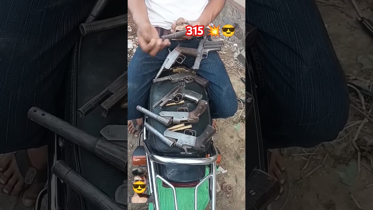 Desi Katta with 315 Gun: Shocking Viral Short π―