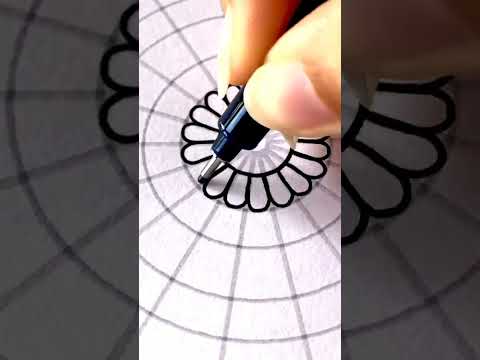 mandala art for beginners part-1 #easy #creative #mandalaart #art #mandala