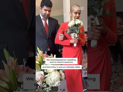 Diagnosed with Cancer a month before the wedding! #shorts #cancer #wedding #love #forever