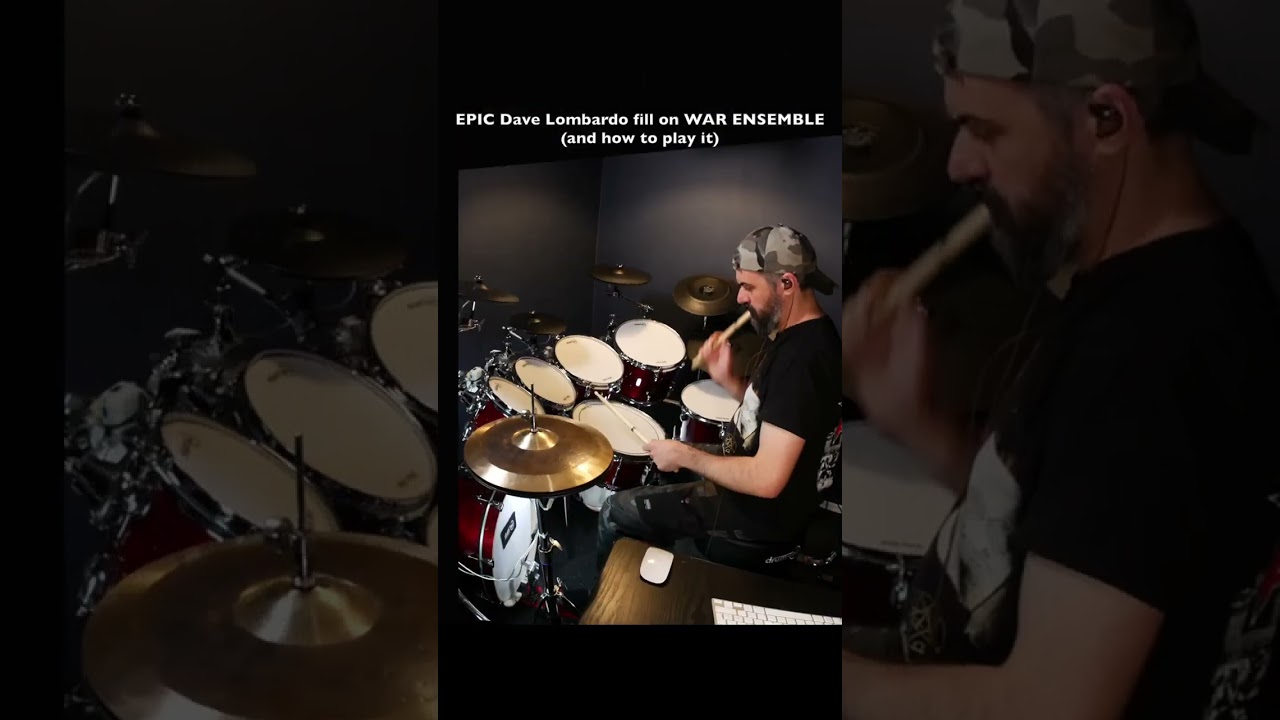 Dave Lombardo's Epic Drum Fill in 'War Ensemble' 🥁
