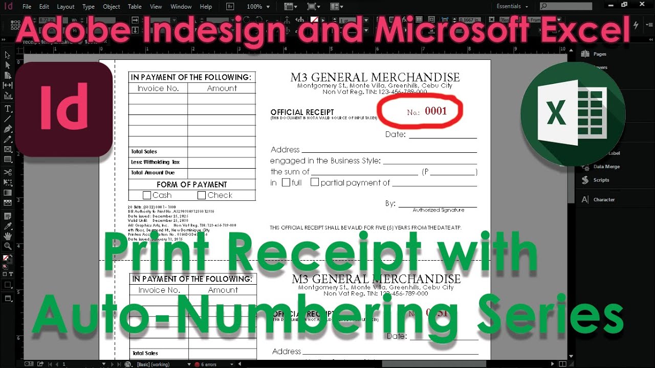 Auto Numbering in Word & Excel 📄