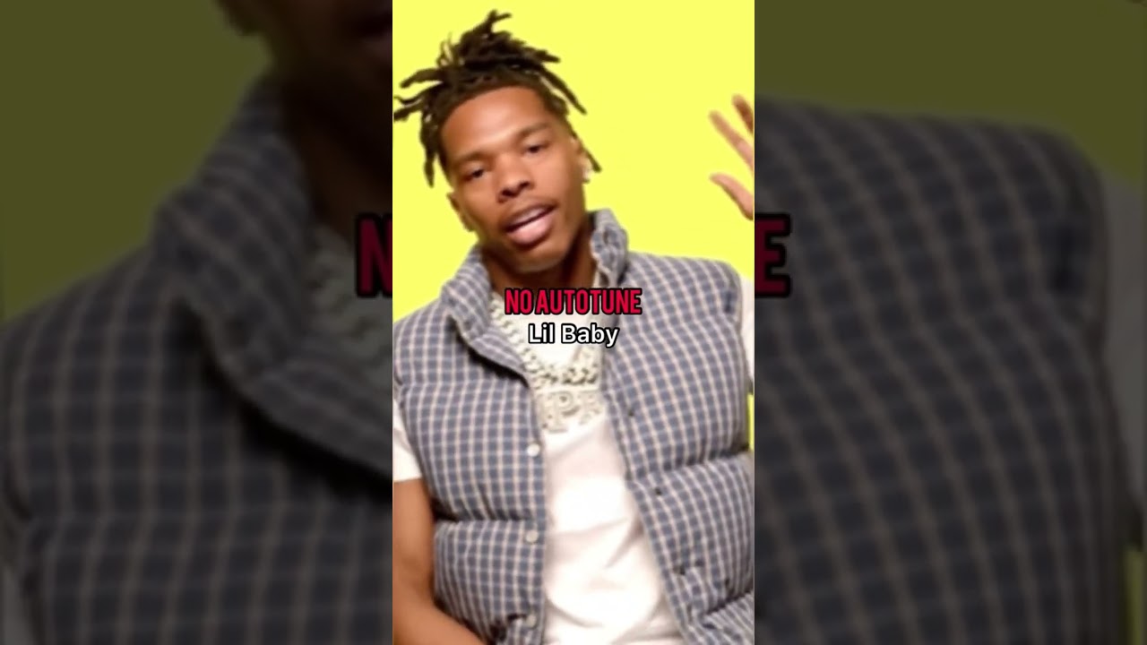 Rappers Featuring Autotune vs. Without Autotune Part 1 🎙🎶 #rap #lilbaby #shorts