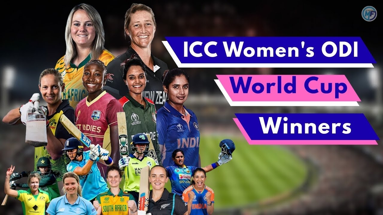 ICC Women's ODI World Cup Champions Through the Years 🏆 | Complete History (1973-Present)