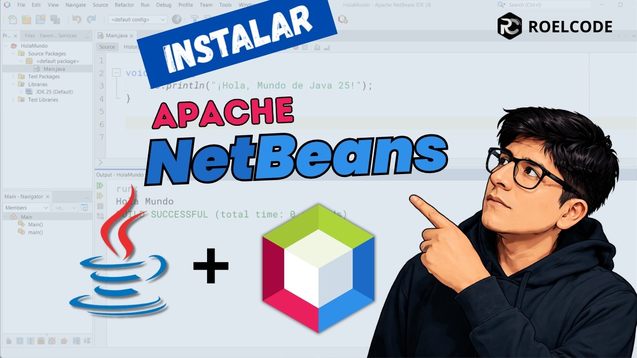 Cómo Instalar Apache NetBeans 28 y JDK 25 en Windows