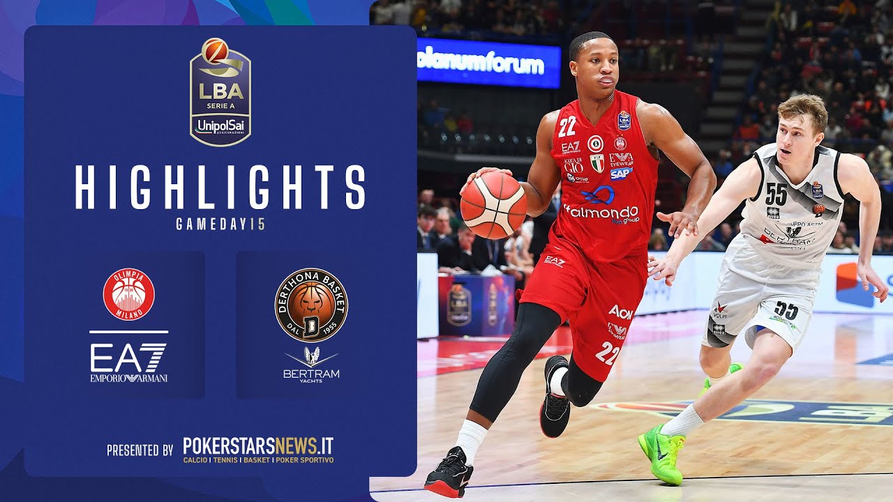 EA7 Highlights: EA7 Emporio Armani Milano vs Bertram Yachts Derthona Tortona | Serie A UnipolSai 2022/23 🏀