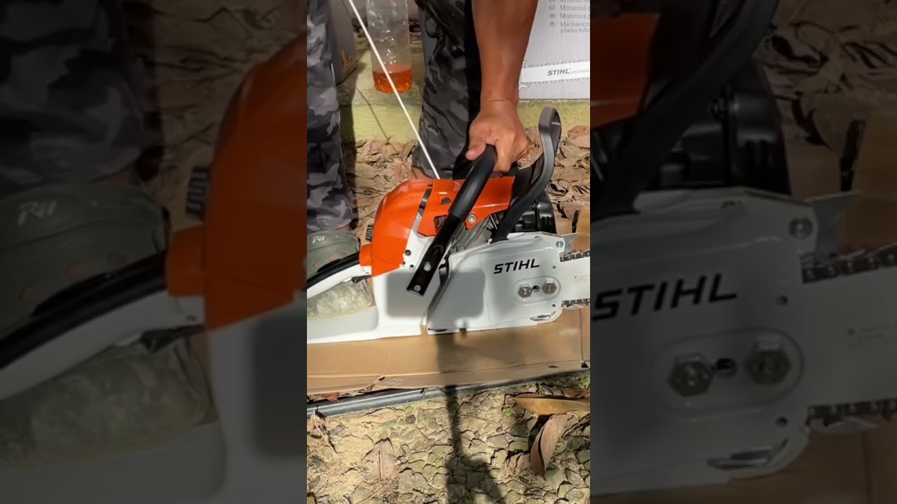 Stihl MS 382 Chainsaw: First Start Guide