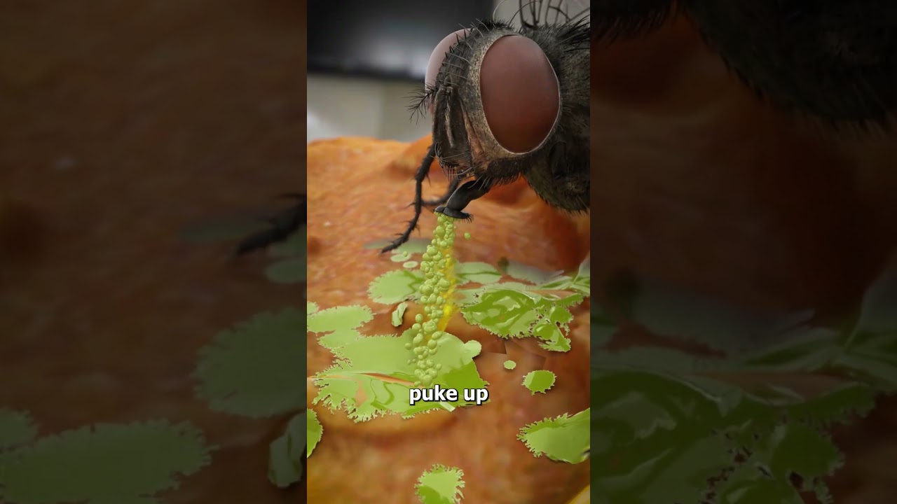 How Flies Consume Your Food 🪰
