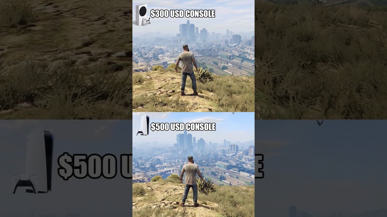 🎮 GTA V NEXT GEN | Xbox Series S vs PS5 | Comparación 2023