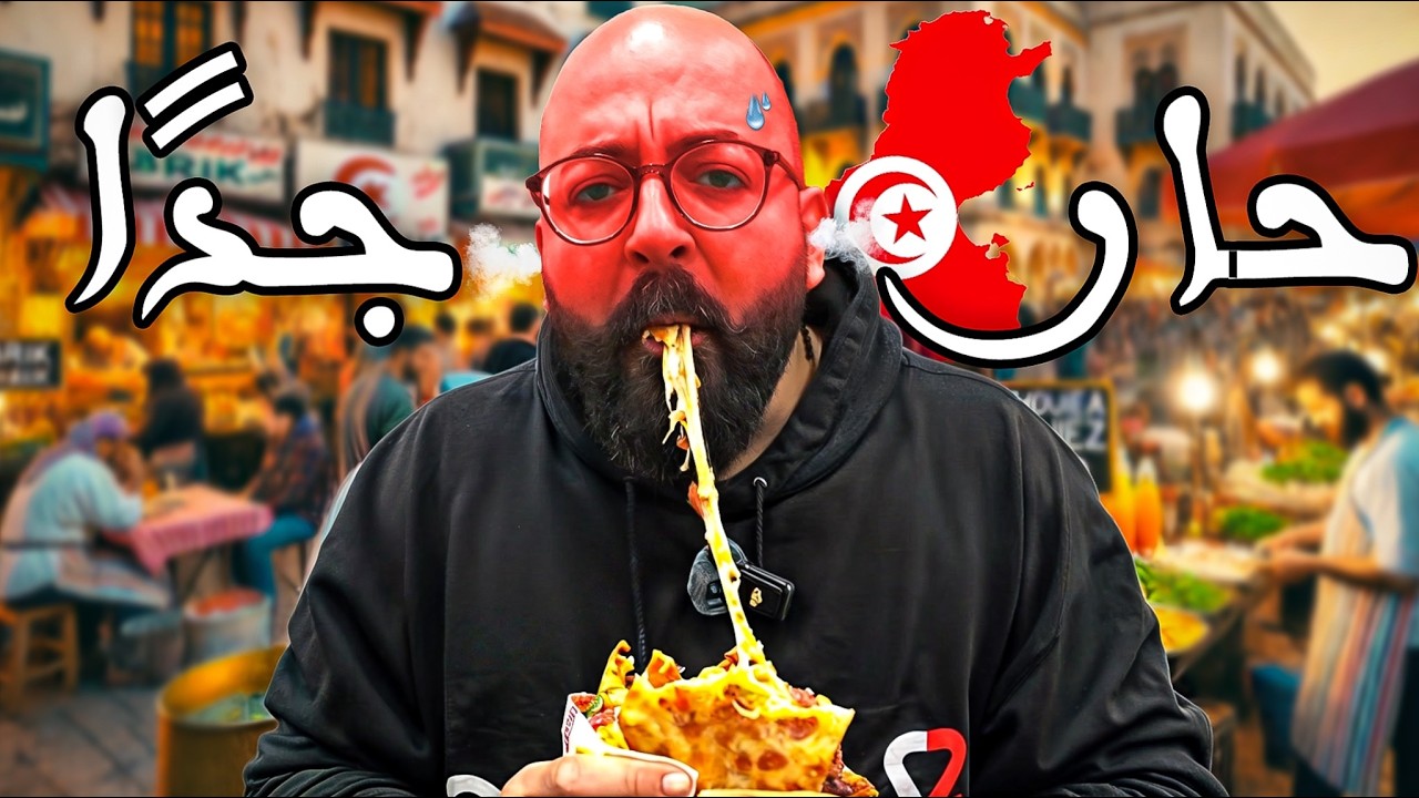 تجربة أكل الشوارع التونسي في قلب المدينة 🇹🇳