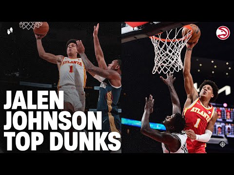 Jalen Johnson Top Dunks 💥 First Month of the Season