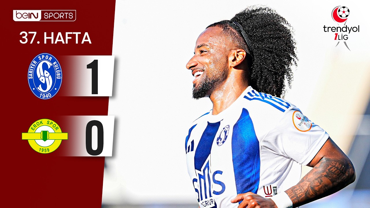 Sarıyer (1-0) Esenler Erokspor | 37. Hafta Maç ÖZETİ | Trendyol 1. Lig - 2025/26