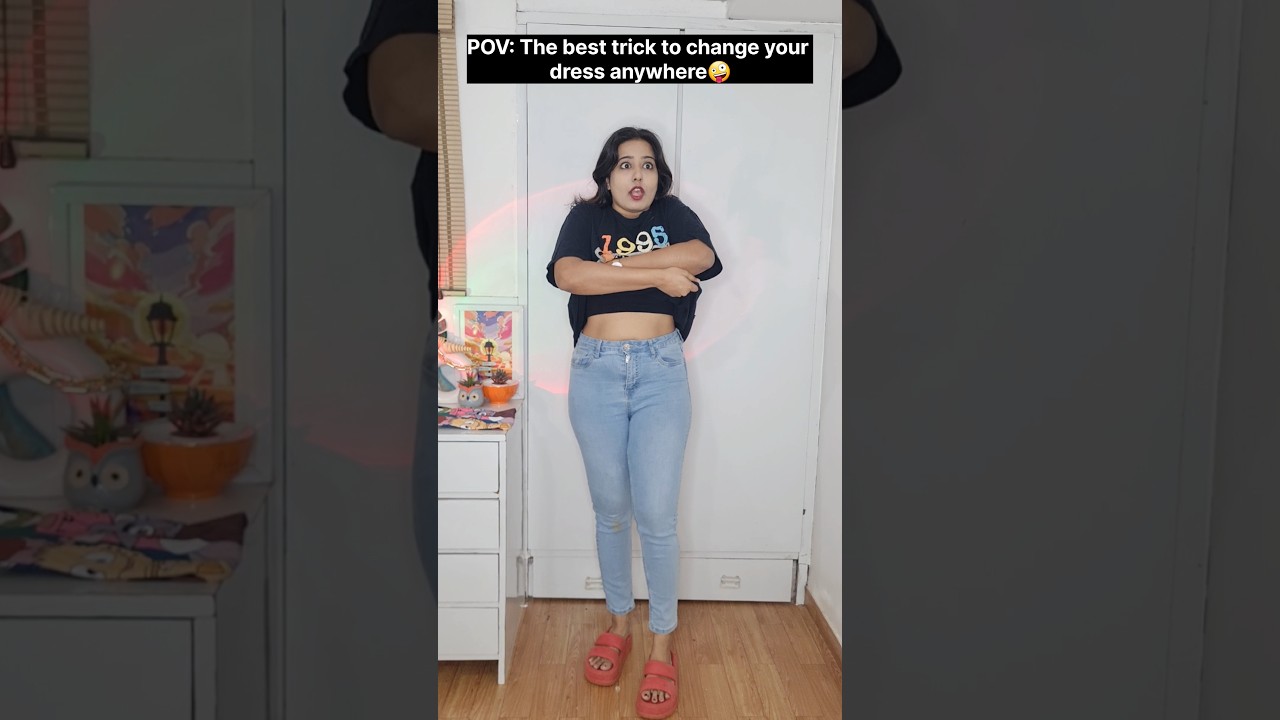 Easily Change T-Shirts Anywhere! 😉