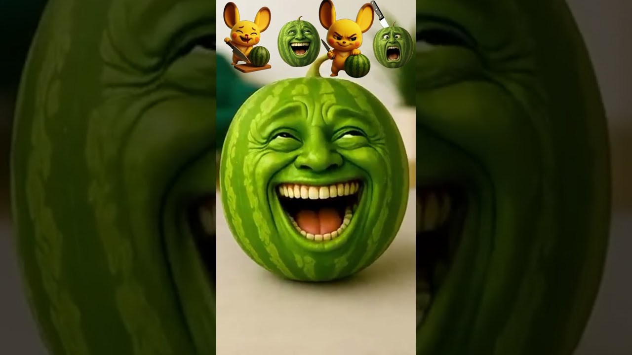 Watermelon Attack Turns Hilarious 🥒