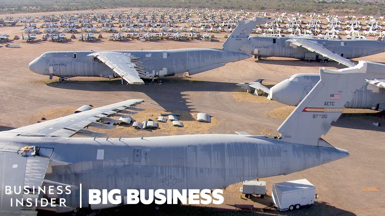 Exploring the World's Largest Airplane Boneyard: 3,100 Aircraft in Arizona