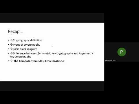 Cryptography & Network Security - UNIT 1-Security issues -14-07-2020- Module 2-Session 2