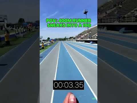 POV: 100m Sprint 🚀