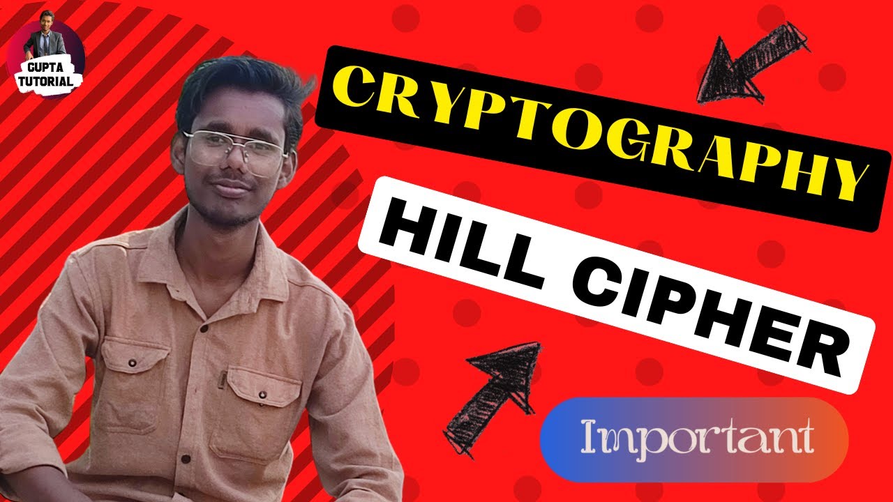 Hill Cipher Encryption and Decryption || Substitution Techniques || #cryptography