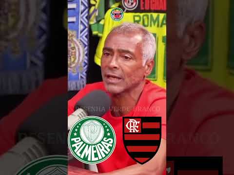 Romário deu o papo para os jogadores de Palmeiras e Flamengo! #futebol #romario #flamengo #palmeiras