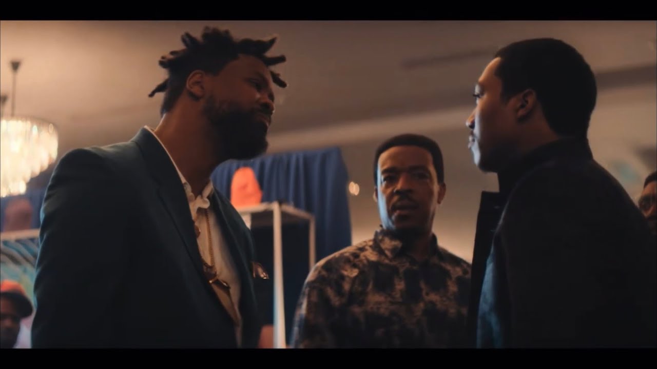 BMF 03x03 - Meech meets Glock and get into a big fight and red dogs shows up - scene (HD)